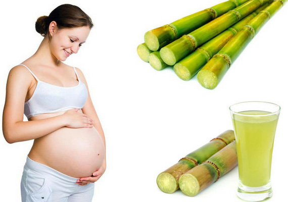 uống nước mía khi mang thai