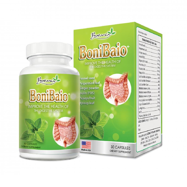BoniBaiO+ sản phẩm hỗ trợ giảm các triệu chứng do viêm đại tràng gây ra