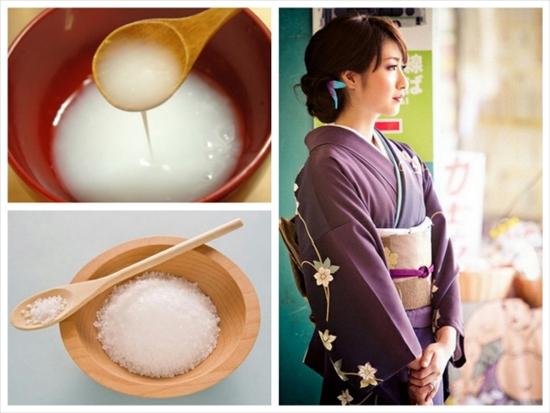 làm đẹp bằng nước vo gạo của người Nhật