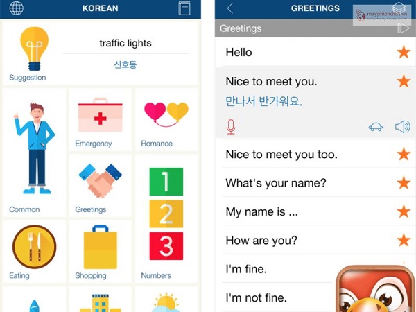 App học tiếng Hàn miễn phí hiệu quả