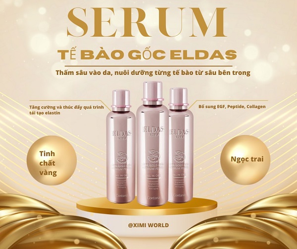 serum tế bào gốc căng bóng da