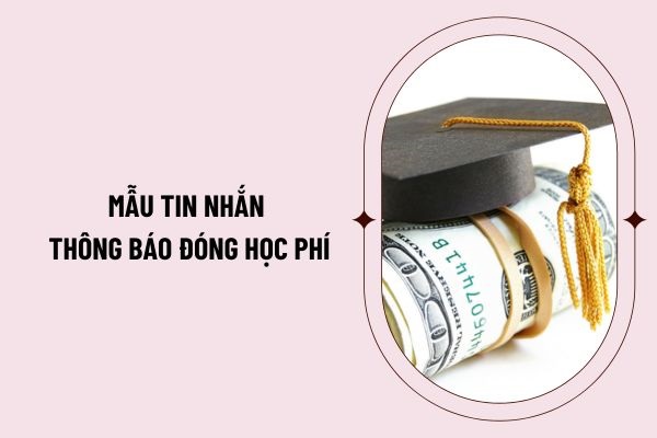 Tin nhắn thông báo đóng học phí