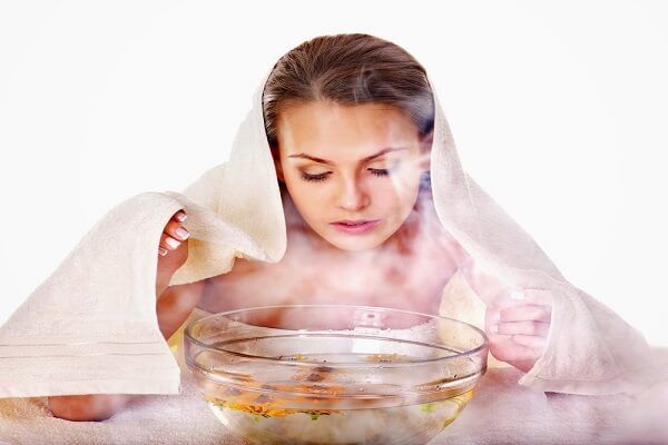 Xông mặt bằng thảo dược