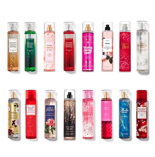 Body mist bath and body works mùi nào thơm nhất