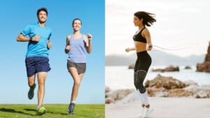 Chạy bộ hay nhảy dây tốt hơn cho giảm mỡ toàn thân