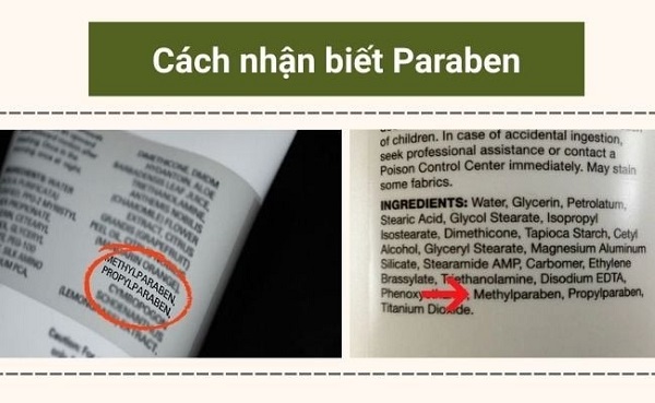 Paraben trong mỹ phẩm có hại không
