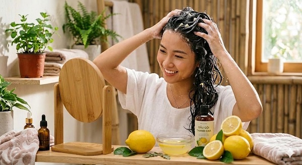 Có nên gội đầu bằng chanh thường xuyên?
