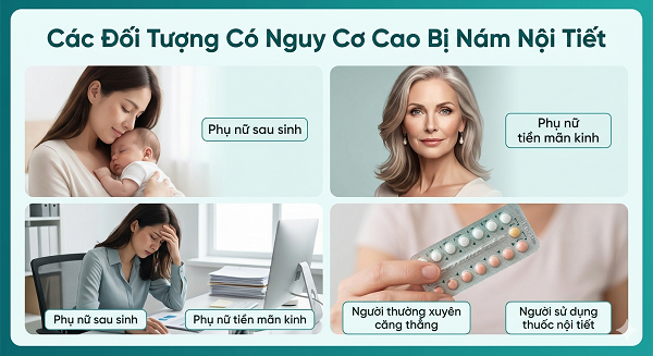 Nám nội tiết và cách nhận biết