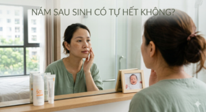 Nám sau sinh có tự hết không